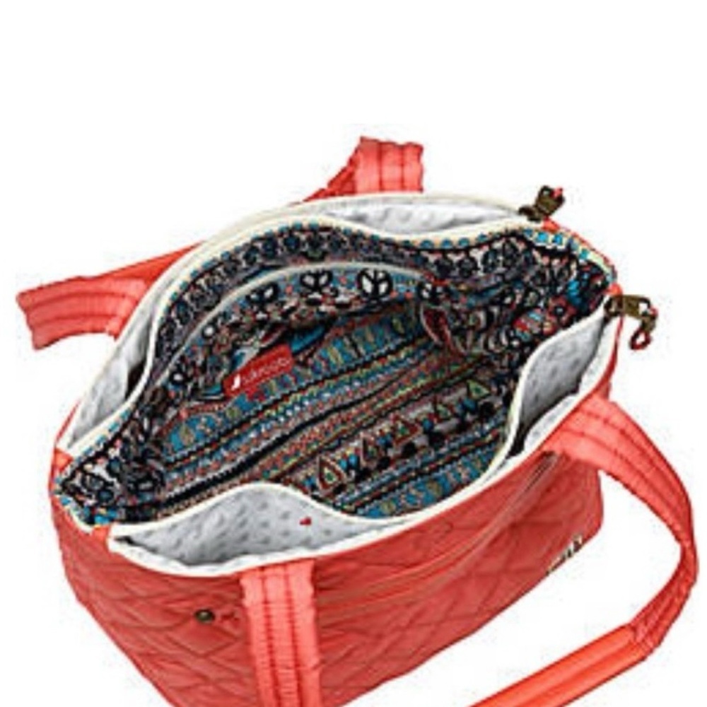 Boho colorful print Sakroots Kota reversible quilted Tote bag - Picture 16 of 16